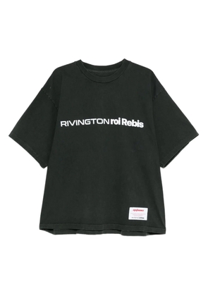 RIVINGTON ROI REBIS logo detail T-shirt - Black
