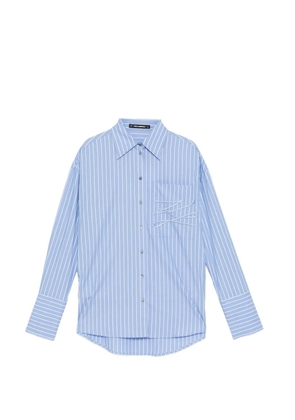 Karl Lagerfeld Autograph striped shirt - Blue