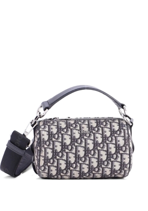 Christian Dior Pre-Owned Roller Messenger Bag Oblique Canvas Mini crossbody bag - Blue