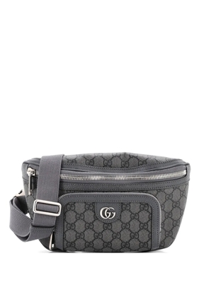 Gucci Pre-Owned Ophidia Front Pocket Zip GG Coated Canvas Medium belt bag - Grey