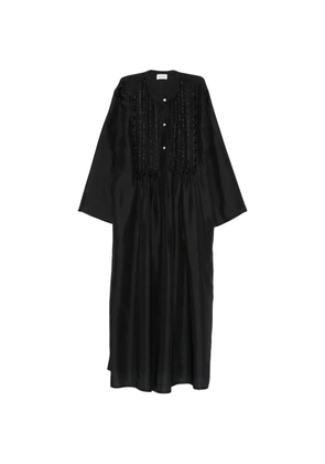 P.A.R.O.S.H. Sadio bead-embellished midi dress - Black