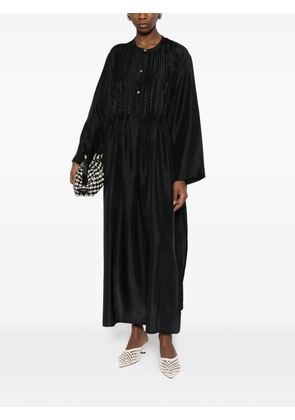 P.A.R.O.S.H. Sadio bead-embellished midi dress - Black