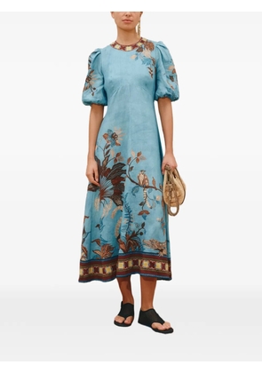 ALEMAIS Georgie midi dress - Blue