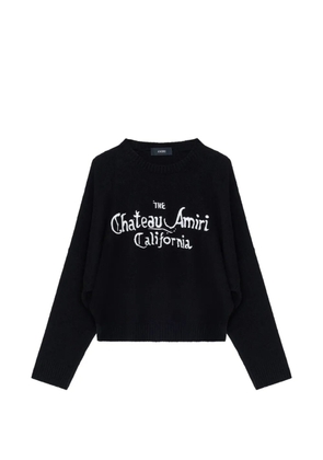 AMIRI logo-detail sweater - Black