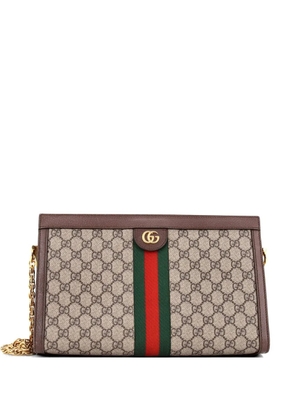 Gucci Pre-Owned Ophidia Chain GG Coated Canvas Medium shoulder bag - Brown