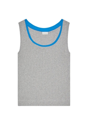 DRIES VAN NOTEN cotton tank top - Grey