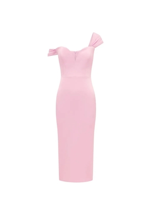 Alex Perry V-neck ruffled dress - Pink