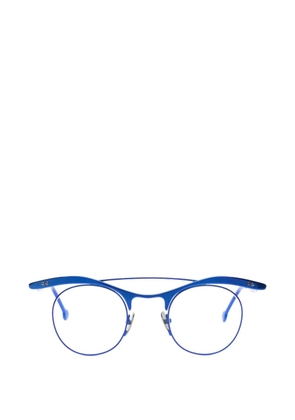 L.A. EYEWORKS round-frame glasses - Blue