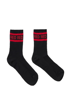 Valentino Garavani striped socks - Black