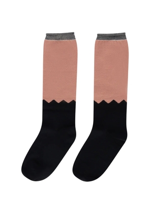 Valentino Garavani zigzag socks - Pink