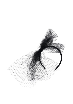 RED(V) netted headband - Black