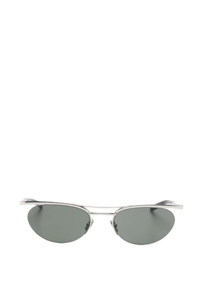 Saint Laurent Eyewear oval-frame sunglasses - Silver