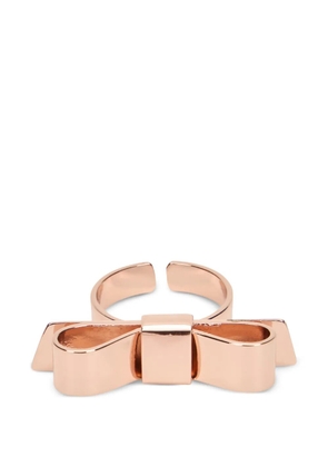 RED(V) bow ring - Pink