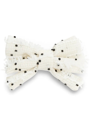 Nina Ricci bow-shaped har clip - White