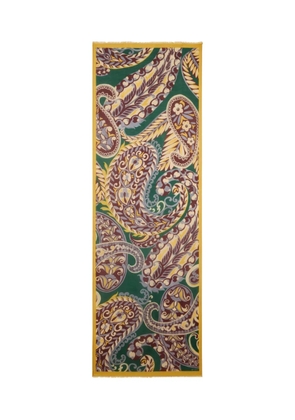 ETRO paisley floral scarf - Yellow