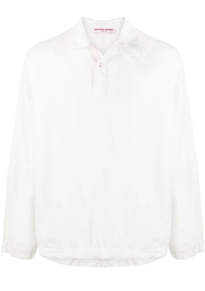 Orlebar Brown floral-print short-sleeve shirt - White