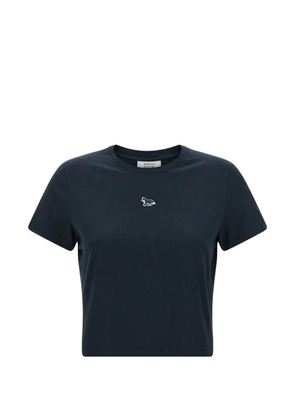 Maison Kitsuné Baby embroidered patch T-shirt - Blue