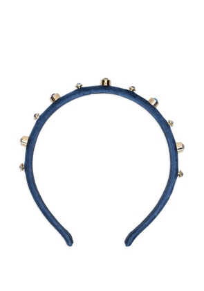 RED(V) embellished headband - Blue