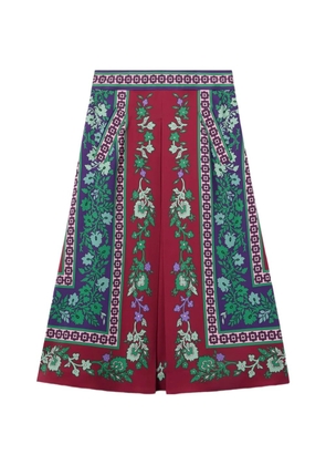 La DoubleJ Santa Monica floral maxi skirt - Red