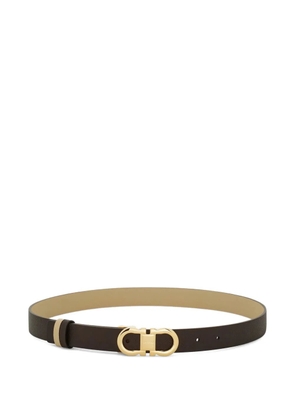 Ferragamo Gancini reversible leather belt - Brown