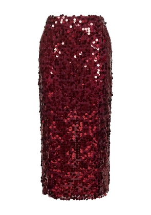 Blanca Vita sequin-embroidered midi skirt