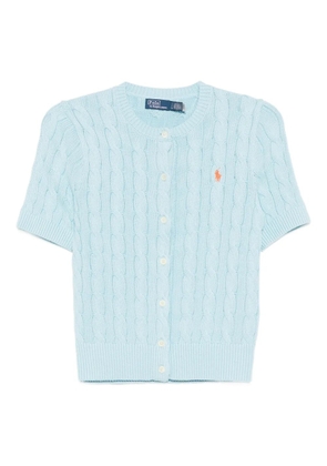 Polo Ralph Lauren logo-embroidered cardigan - Blue