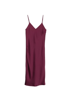 Norma Kamali V-neck slip midi dress - Purple