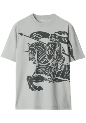 Burberry Equestrian Knight-motif T-shirt - Grey