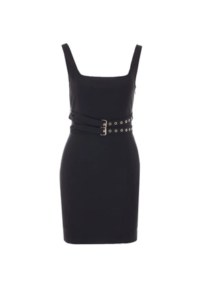 LIU JO belt boat neck dress - Black