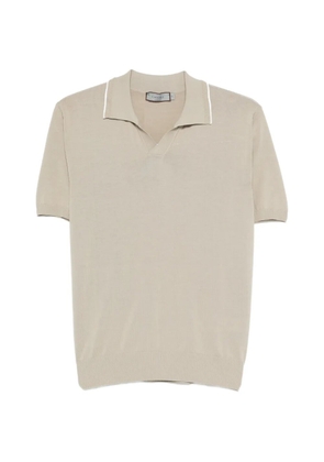 Canali V-neck T-shirt - Neutrals