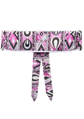 PUCCI graphic-print bikini top - Pink