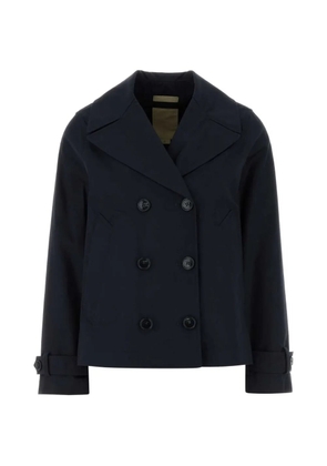 Woolrich double-breasted trench coat - Blue