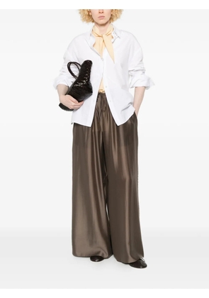 ENTIRE STUDIOS drawstring-waist palazzo pants - Brown