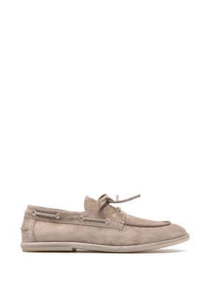 Officine Creative Love 101 suede boat shoes - Neutrals