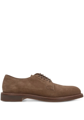 Brunello Cucinelli suede Derby shoes - Brown