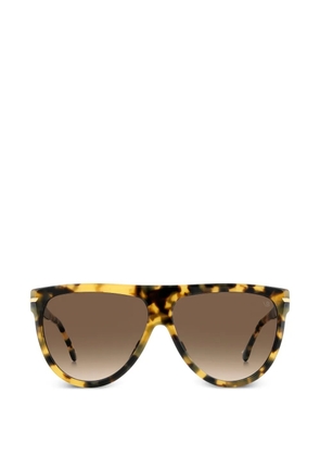 Victoria Beckham Eyewear browline sunglasses - Yellow
