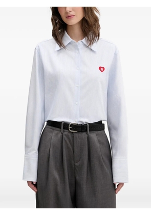 HUGO Erselia cotton shirt - Blue