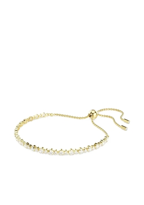 Swarovski Matrix Tennis crystal-embellished gold bracelet