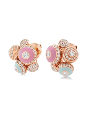Aneka 18K recycled rose gold Poetry in Motion Rhapsody diamond earrings