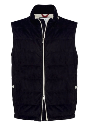 Brunello Cucinelli padded down vest - Black