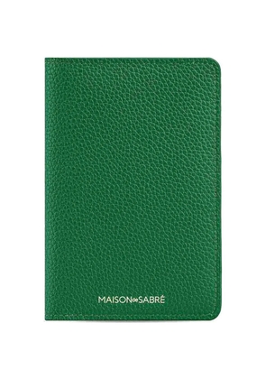 MAISON de SABRÉ leather passport holder - Green