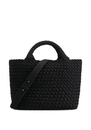 MARREA braided-handle tote bag - Black
