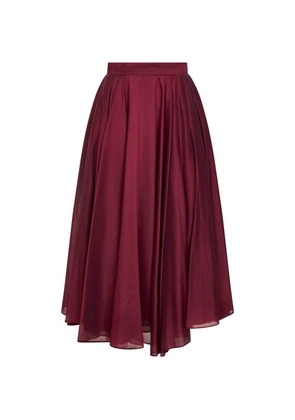 Blanca Vita high-rise flared midi skirt