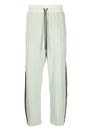 Roberto Cavalli velvet track pants - Green