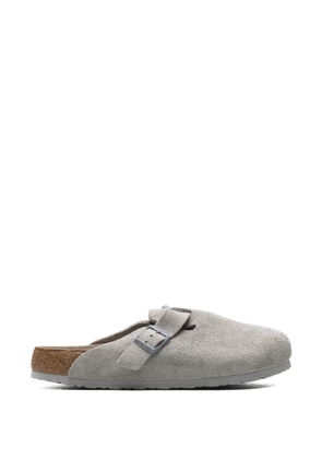 Birkenstock Boston soft footbed suede slippers - Grey
