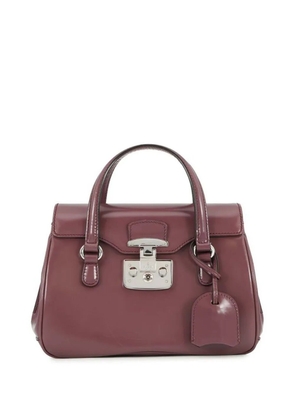 Gucci Pre-Owned 2000-2015 Smooth Calfskin Lady Lock handbag - Purple