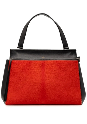 Celine Pre-Owned 2012 Medium Bicolor Leather and Pony Hair Edge handbag - Black