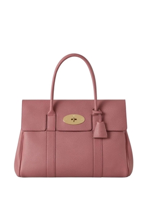 Mulberry Bayswater grained-texture tote bag - Pink