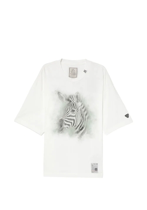 Maison MIHARA YASUHIRO zebra-print T-shirt - White