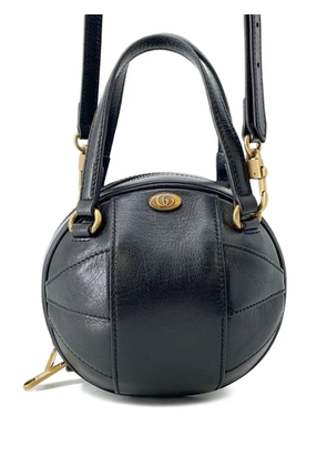 Gucci Pre-Owned 2000-2015 Mini Leather Water Buffalo Tifosa Basketball Bag satchel - Black